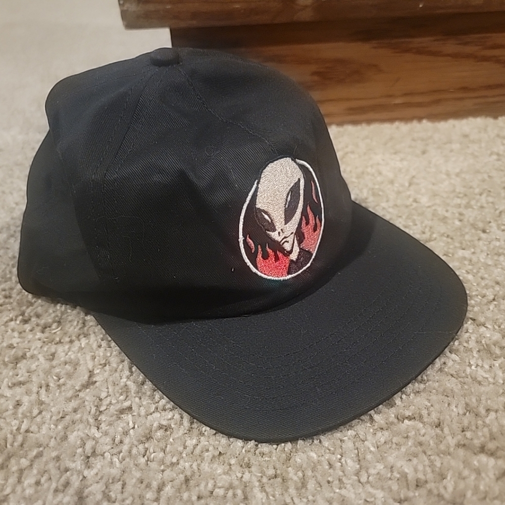 Thrasher X Alien Workshop Believe Black Snapback Hat